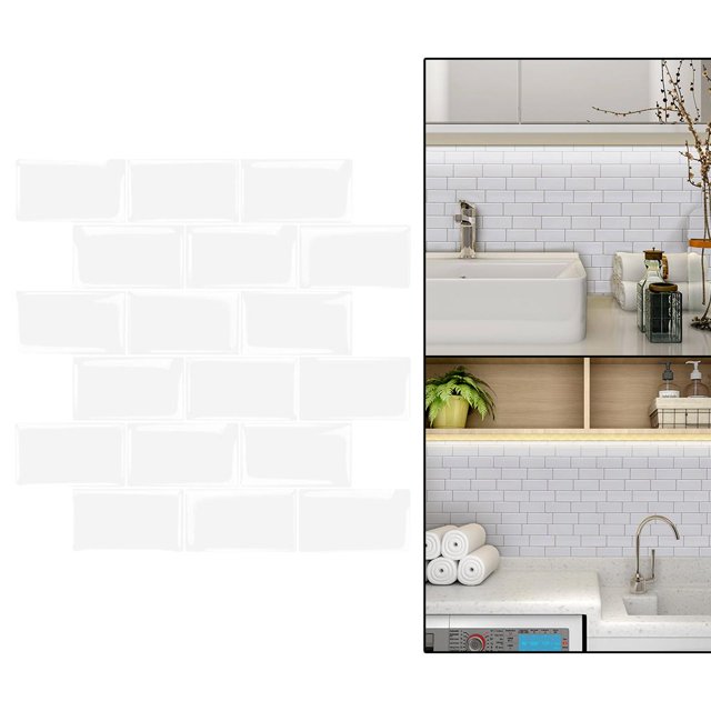Cocina impermeable pelar "x 12" chimenea - Claro Colco Pegatinas de pared