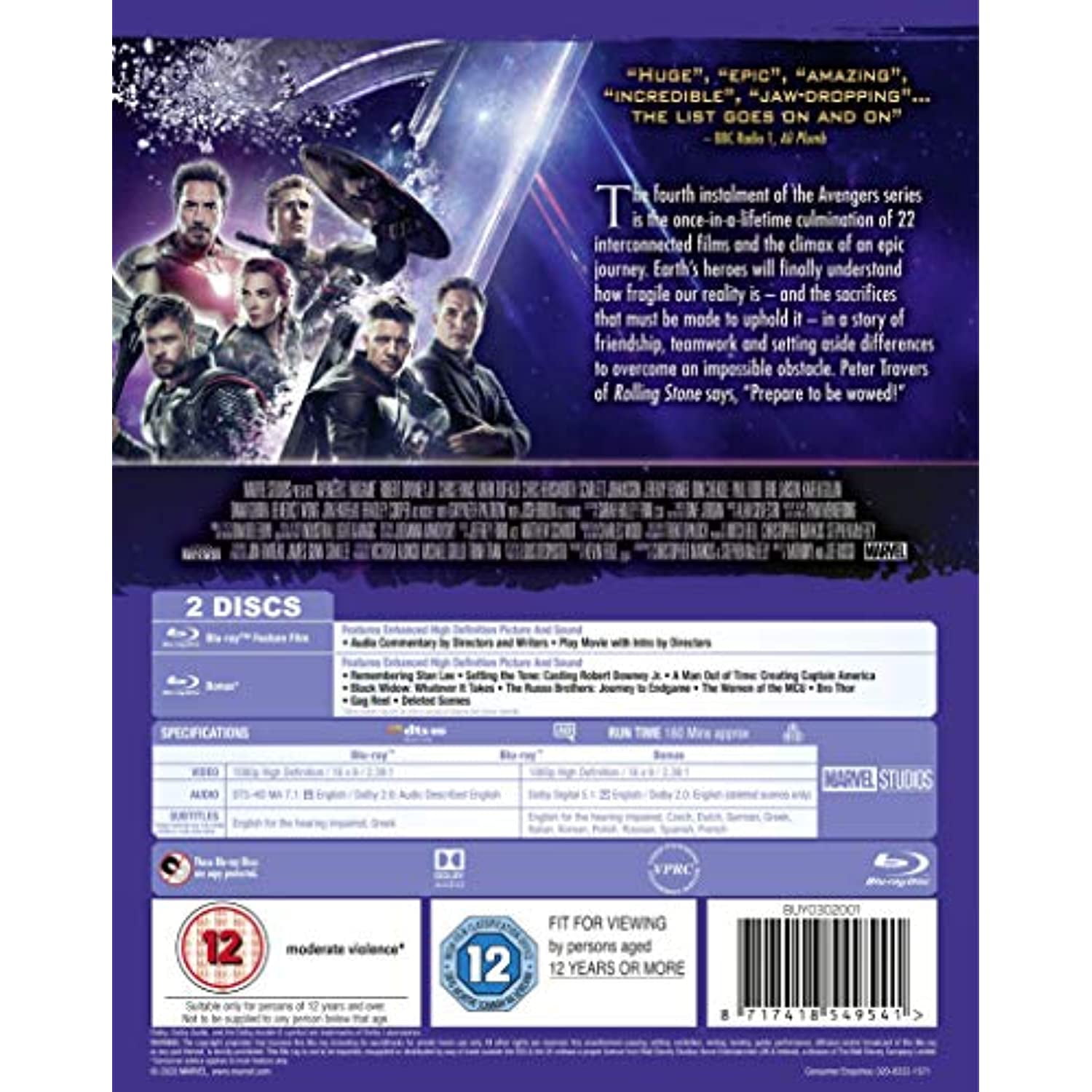 Avengers: Endgame for Rent, & Other New Releases on DVD, Blu-ray