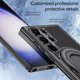 thumbnail image 5 of Heat Dissipation Magnetic Wireless Charging Phone Case For Samsung S23 S24 Ultra 23 Pro Invisible Holder Protection Back Cover, 5 of 5