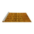 thumbnail image 2 of Ahgly Company Machine Washable Indoor Square Abstract Yellow Modern Area Rugs, 8' Square, 2 of 4