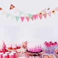 thumbnail image 4 of 4Pack Party Decorations, Hanging Paper Triangle Flag Pennant Banner for Graduation Carnival Wedding Birthday Baby Bridal Shower Party Decorationslove, 4 of 5