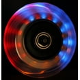 thumbnail image 2 of L.E.D. Scooter Wheels with ABEC 9 Bearings for Razor Scooters 100mm Light Up Black 2-Pack, 2 of 5
