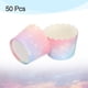 thumbnail image 3 of 50Pcs Moldes de Papel para Hornear Pequeños en Lote para Cupcakes Muffins Forros Cases Envolturas Gradiente Rosa Azul, 3 of 5