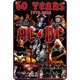 thumbnail image 2 of Placa Metal Vintage AC DC Pintura Hierro Rectangular Arte Pared Del 30x40cm, 2 of 9