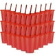 thumbnail image 1 of 30 vasos de plástico reutilizables Rtteri, 470 ml, tapa con purpurina roja, 1 of 6