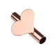 thumbnail image 2 of Jarrones de pared de metal tubulares, modernos soportes para plantas de secado, decoración de pared para porche y hogar. corazón de oro rosa, 2 of 9