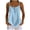 Light Blue, variant on Qiopertar Womens Tank Tops Button Down Spaghetti Strap Square Neck Sleeveless Casual Loose Summer Tops, Black M