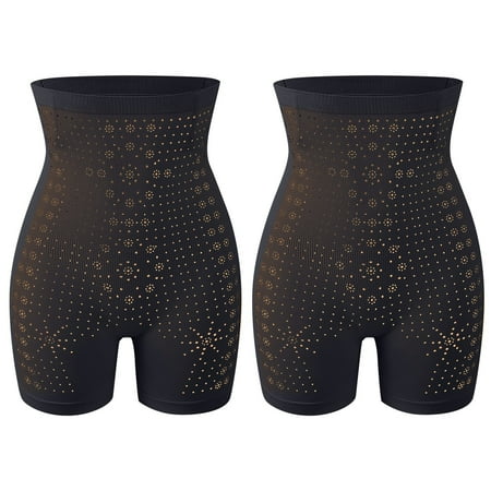 

Puntoco Women Shaper clearance 2pcs Shaping and Lifting Hips Bodysuit Graphene Honeycomb Body Shaping Briefs Breathable Body Shaper Multicolor One Size