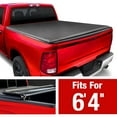 thumbnail image 2 of MaxMate Soft Quad-fold Truck Bed Tonneau Cover Compatible with 2002-2018 Dodge Ram 1500; 2003-2026 2500 3500; 2019-2024 Classic | 6'4" (76") Bed | TCD484011, 2 of 6