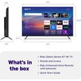 thumbnail image 4 of Restored Roku Smart TV – 43-Inch Select Series, 4K HDR TV – Roku TV with Enhanced Voice Remote, 4 of 9