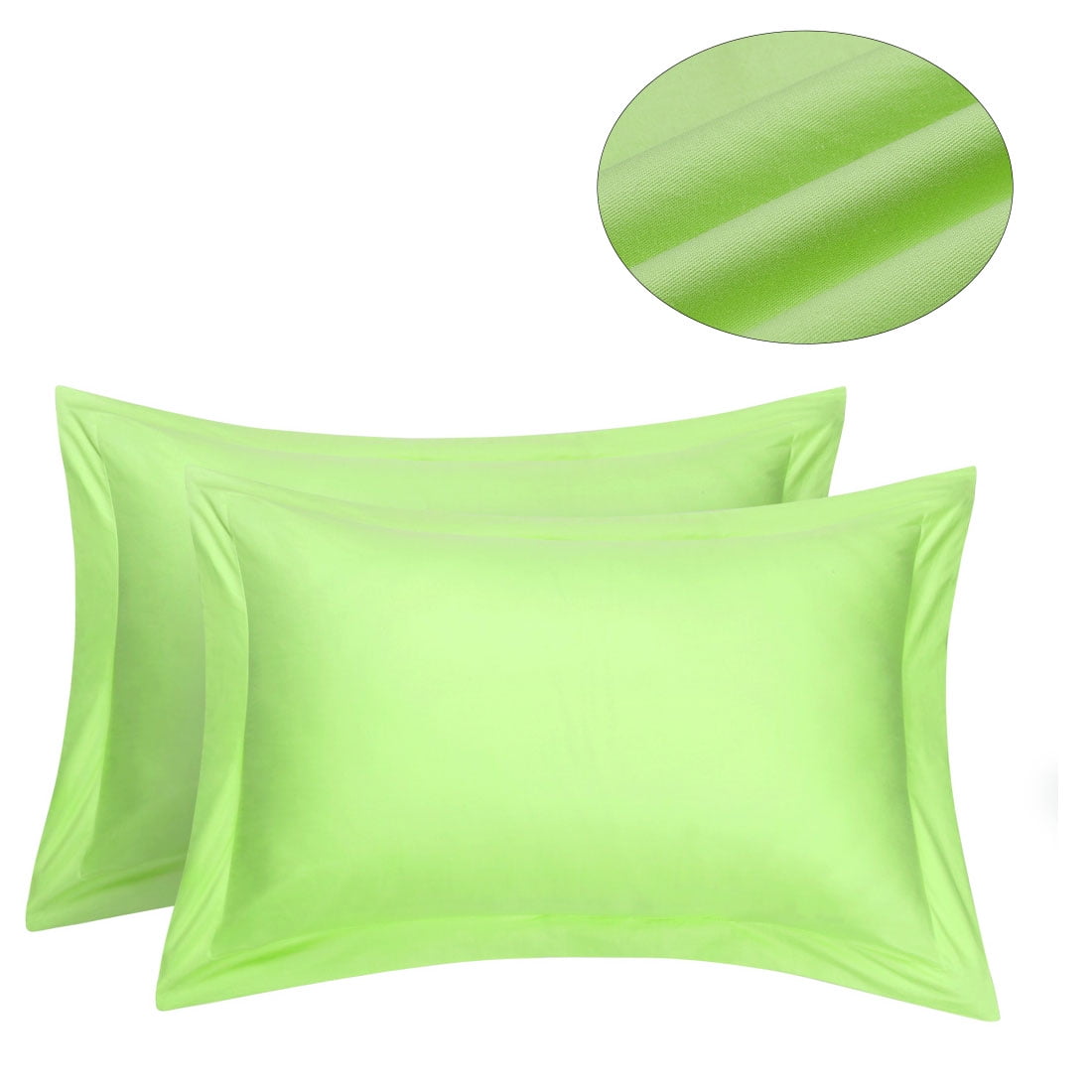 bright green pillow cases