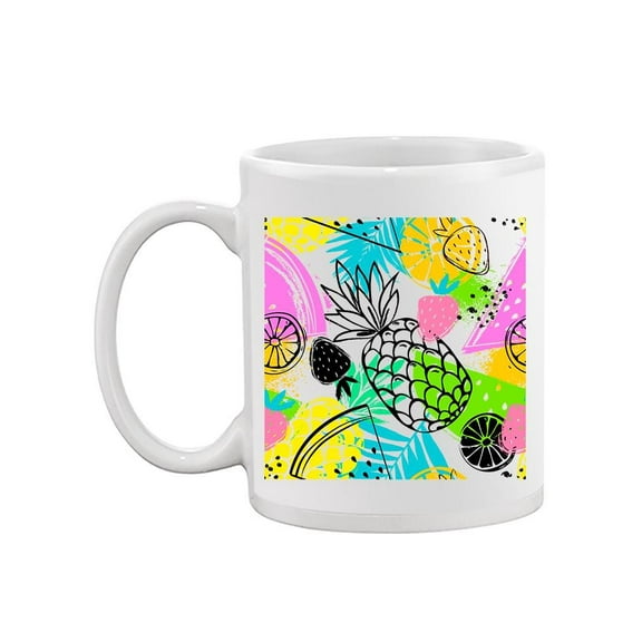 Tropical Fruit Design Mug Unisex's -Image by Shutterstock
