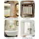 thumbnail image 4 of Cortinas de cocina de lino natural Jinchan, 60 cm, rústicas, 2 paneles, 4 of 9