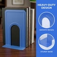 thumbnail image 2 of Unique Bargains Expandable Iron Bookends with Compartments Blue 5.2"L x 6.5"W x 8.5"H, 2 of 5