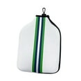thumbnail image 3 of Neoprene Paddle Cover Racket Sleeve Smooth Zipper Table Tennis Paddle Case Portable Pouch Pickleball Head Cover White, 3 of 8