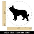 thumbnail image 2 of Berger Picard Dog Solid Self-Inking Rubber Stamp Ink Stamper - Sky Blue Ink - Medium 1 Inch, 2 of 7