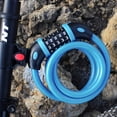 thumbnail image 3 of Candados para bicicletas Candado de cable para bicicleta con combinación reiniciable segura en espiral con soporte de montaje Zhivalor 221593-2, 3 of 8