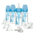thumbnail image 3 of Dr. Brown's Natural Flow Anti-Colic Options+ Narrow Breast to Bottle Feeding Set, Blue, 4oz, 4 Pack, 3 of 13