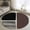 Brown, variant on Round Rugs 5 Ft, Sage Green Black Non Slip Area Rugs for Kitchen Bedroom Entryway, Farmhouse Striped Modern Abstract Art Washable Carpet Runner Rug Floor Mats for Bedroom Home Decor