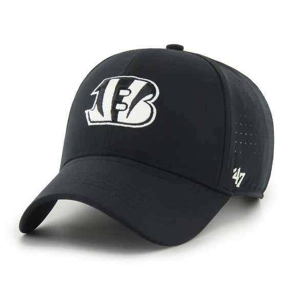 Men's '47  Black Cincinnati Bengals Vent MVP Adjustable Hat