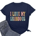 thumbnail image 5 of gbyLJF V Neck T Shirts Women Fitted Ladies V Neck Tops Athletic Tunic Tops for Women Blouses for Women Navy XXL, 5 of 6