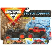 Monster Jam, Official Max-D vs. Radical Rescue Color-Changing Die-Cast Monster Trucks, 1:64 Scale