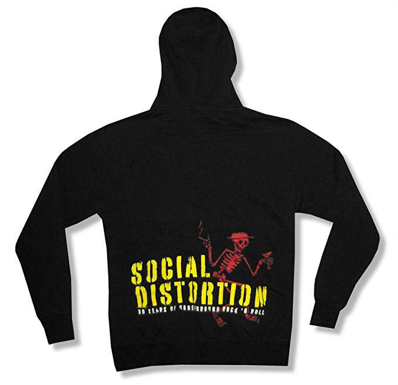 Social Distortion Spray Zip Hoodie - Walmart.com