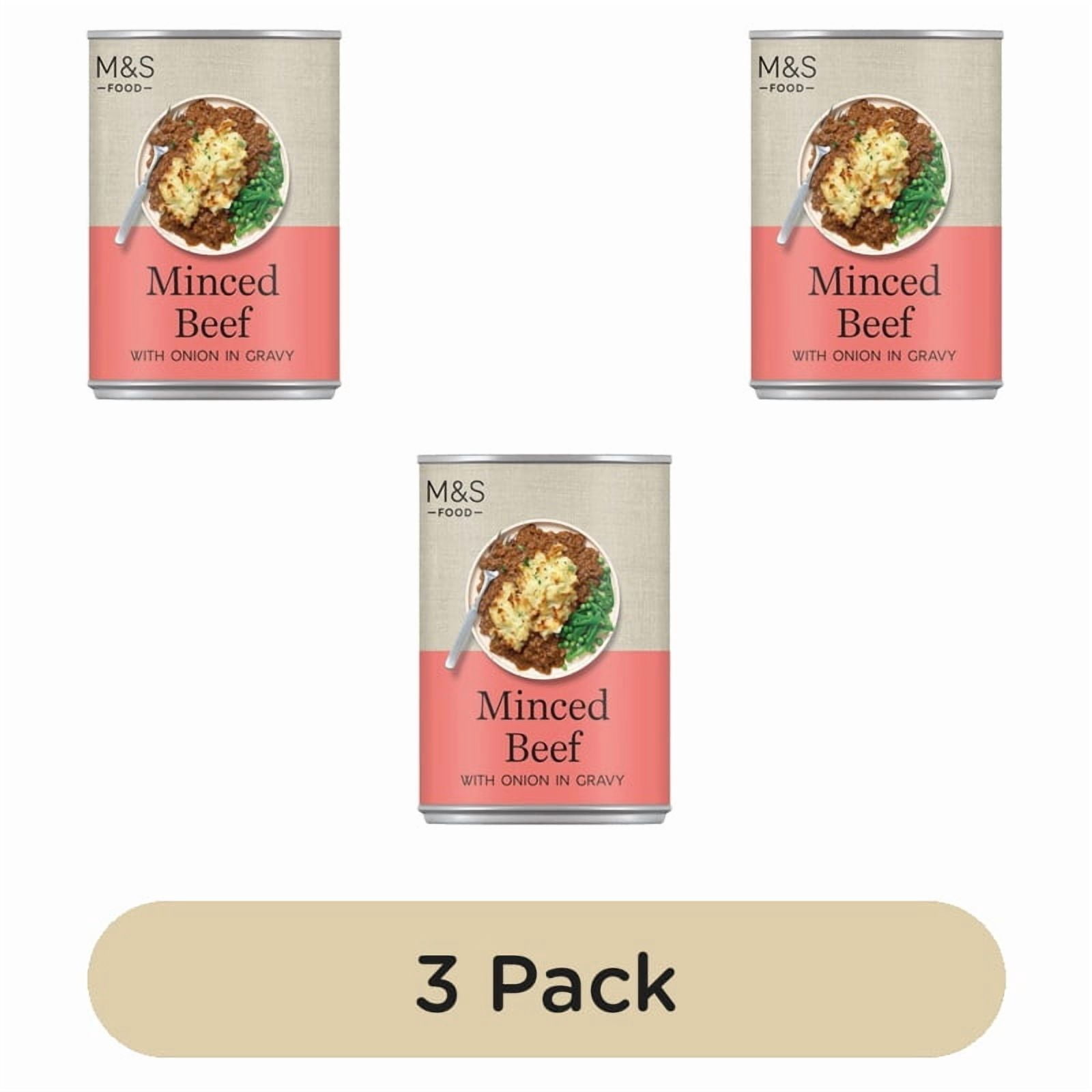 M&S Minced Beef 400g, British Import (Pack of 3)