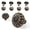 Alloy Antique Brass, variant on Crystal Cabinet Knobs Cabinets Knob, 8 Pack Flower Antique Brass Vintage Glass Clear Crystal Small Pull for Closet Dresser Drawers Cupboard,Retro Pulls Old Style Bronze Drawer Handle