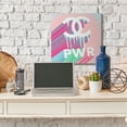thumbnail image 2 of Stupell Industries Fashion Power Phrase Pastel Glam Pop Quote Designed by Ziwei Li, 2 of 6