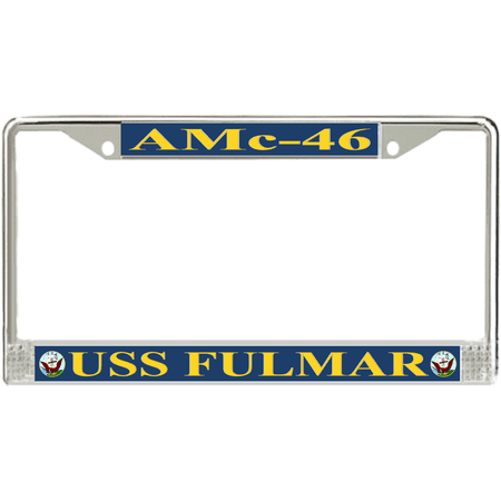 USS Fulmar AMc-46 License Plate Frame