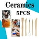 thumbnail image 2 of Herramientas para esculpir arcilla, juego de herramientas para esculpir cerámica de madera | Juego de herramientas para esculpir arcilla | Juego de herramientas para esculpir cerámica, 2 of 7