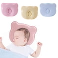 thumbnail image 3 of Almohadas para dormir Cojín para moldear la cabeza para bebé Portátil 0-12 meses Protección para recién nacidos de dibujos animados Posicionador para reposacabezas Ropa de cama Amarillo Methold BA000365-02, 3 of 7