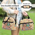 thumbnail image 5 of HUIACONG Lightweight Lunch Bag for School Picnic, Aluminum Film Material Easy To Carry Insulated Lunch Tote, Capybara School Pattern, 5 of 10
