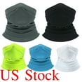 thumbnail image 2 of HOWEN Neck Gaiter Bandana Face Mask Sun UV Cooling Gator Mask Face Cover for Men Woman,Polyester.Black, 2 of 13