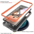 thumbnail image 3 of ArmadilloTek Vanguard Case Designed for Samsung Galaxy S20+ Plus (2020 Release) Military Grade Full-Body Rugged with Built-in Kickstand - Orange, 3 of 4