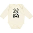 thumbnail image 3 of Inktastic Girls Gotta Have Goals Soccer Girls Long Sleeve Baby Bodysuit, 3 of 5