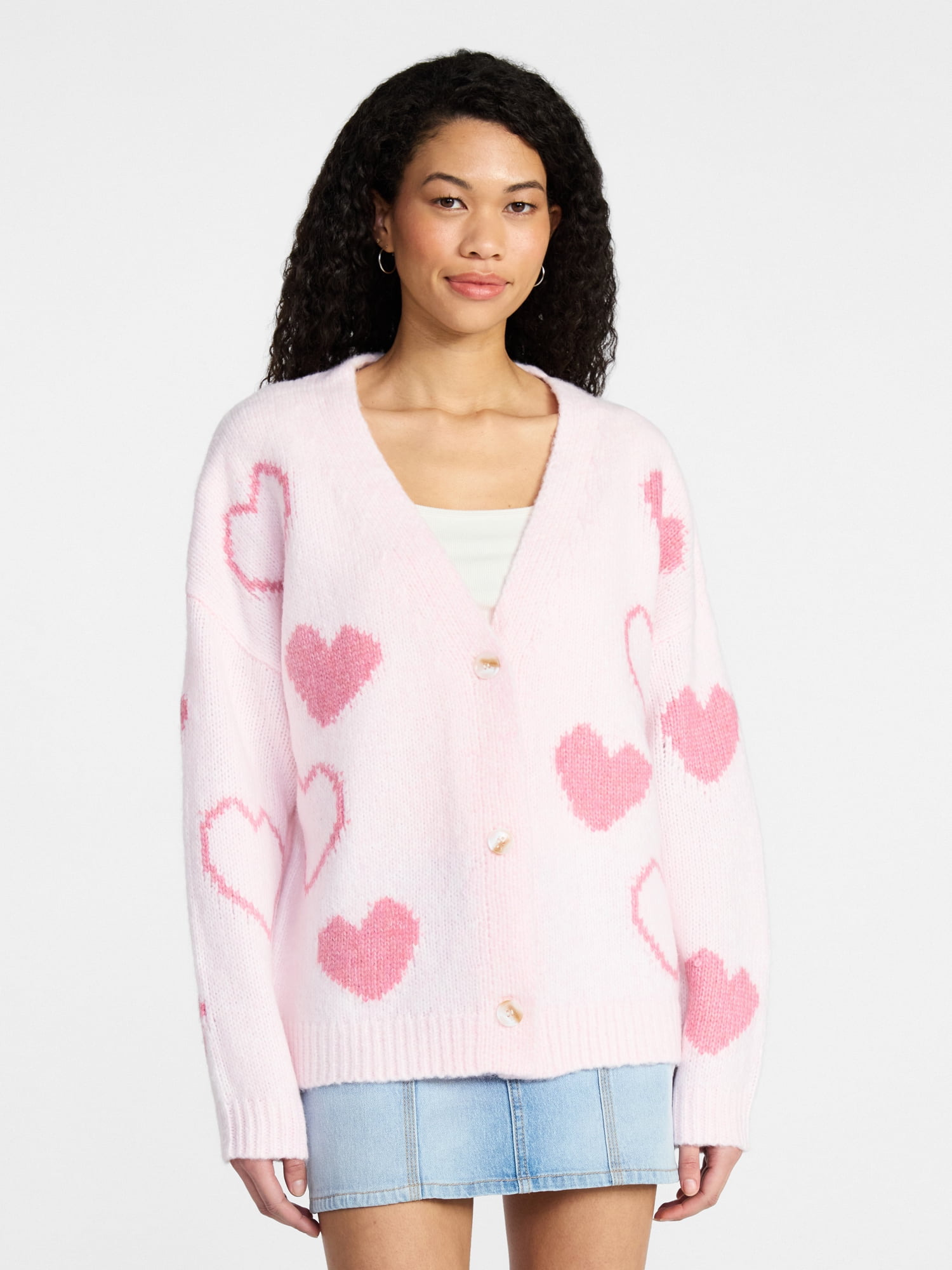 Button-Front Cardigan, Women's XXS-XXL - image 2