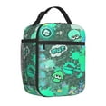 thumbnail image 2 of Splatoon lunch bag Reusable Lunch Tote Bag Zipper Closure Insulated Thermal Cooler Container Bag for Man Women Work Picnic Travel Beach Fishing, 2 of 9