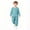 Light Blue, variant on hoksml Boys Cotton Loungewear Set, Long Sleeve Henley Shirt and Jogger Pants, Kids 2-Piece Casual Outfit
