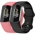 thumbnail image 1 of MYKOMI Compatible avec Fitbit Charge 6 / Fitbit Charge 5 Bracelets, Bracelet de Remplacement en Silicone Souple pour Femmes Hommes, 1 of 8