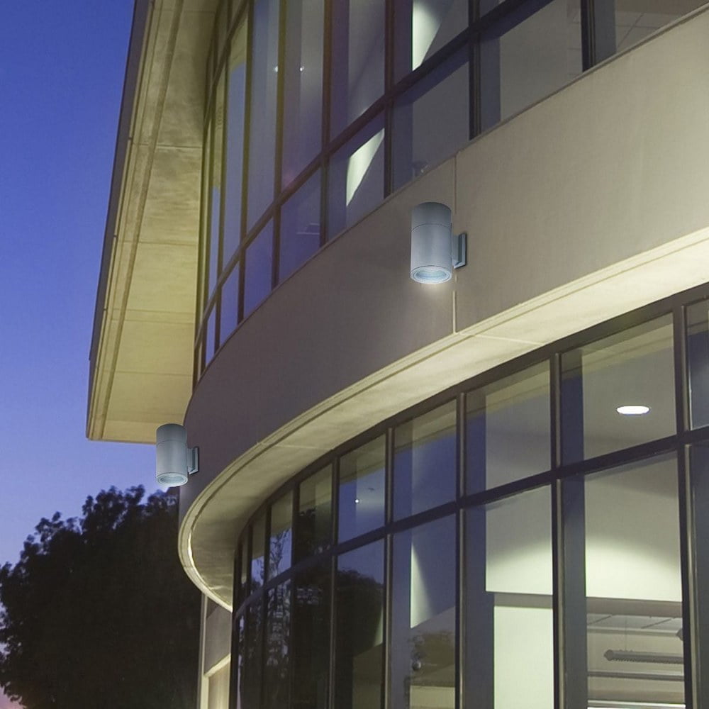 Eurofase Lighting-One Light Wall Sconce Grey Finish with Clear