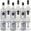 Dhōs Handcrafted Non-Alcoholic Vodka 6 Pack 750 ML Bottle w 6 Pack Owen’s Mixers Club Soda 750 ML Bottle - Keto-Friendly, Zero Sugar, Zero Calories, Zero Proof - Perfect for Mocktails - A