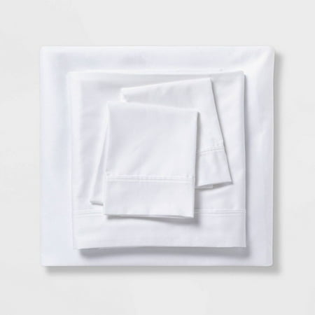 UPC 191908129839 product image for California King 500 Thread Count Tri-Ease Solid Sheet Set White - Threshold | upcitemdb.com