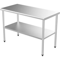 PetFurnishn Heavy Duty 48'' x 24'' Stainless Steel Commercial Kitchen Prep Table for Hotel