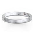 thumbnail image 3 of Stackable Birthstone Ring with Engraving - Smokey Quartz (June), 3 of 7