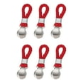 thumbnail image 1 of Uxcell 6 Pcs Clips para Toallas de Té con Asa de Algodón para Colgar, Ganchos de Toalla de Metal de 4.3 Pulgadas, Perchas de Tela Multifuncionales para el Hogar, Cocina y Baño, Rojo (Redondo), 1 of 7