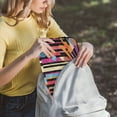thumbnail image 5 of FORMRS 13-13.3 inch Laptop Sleeve Case Soft Carrying Quilted Computer Bag Cover, Futuristic Sun, 5 of 7