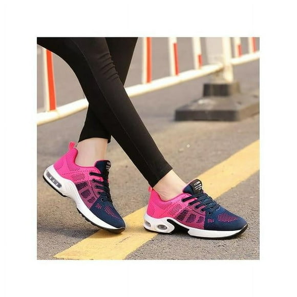 Women's Athletic Air Cushion Jogging Sneakers Breathable Sports Running Shoes