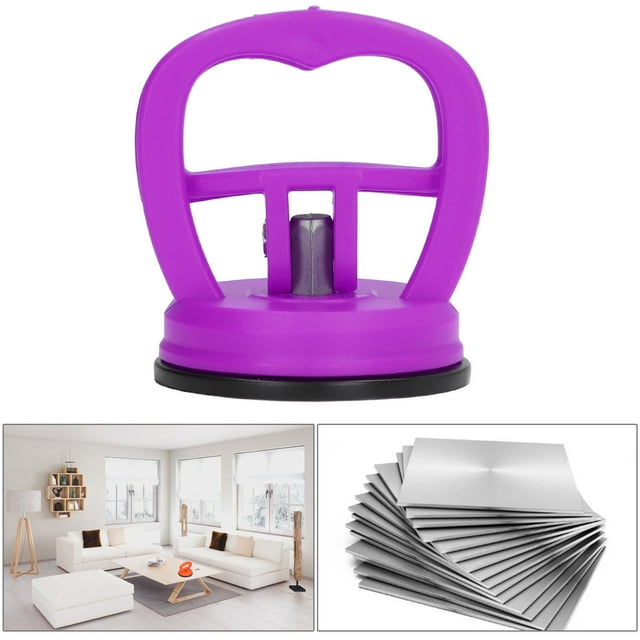 HURRISE Glass Lifter,2pcs Suction Cup Puller Big Pull One Hand Buckle Suction Cup Lifter for Ceramic Tile Car Shell Phone Disassembly Tool,Glass Puller
